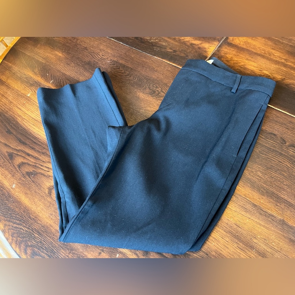 Scanlan Theodore Wool Blend Crop Pants Women’s Size 6 Black Mid Rise Straight